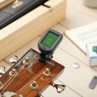 Afinador Digital Giratório de Clipe – Operado a Bateria para Violão, Ukulele, Violino e Baixo em Oferta na Shopee