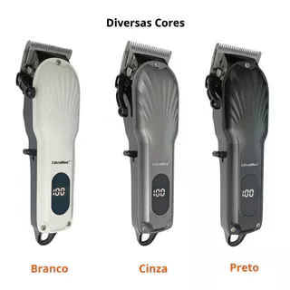 Máquina De Cortar Cabelo e Barba Profissional Portátil Recarregáve com visor LED T100