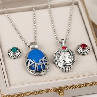 Conjunto de Colares Katherine e Elena de The Vampire Diaries - Réplica de 2 peças, presente de joia em Oferta na Shopee