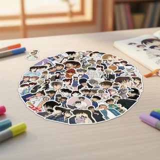 103 Peças Kit de Adesivos do Detetive Conan – Removíveis para Bagagens, Planejadores e Presentes em Oferta na Shopee