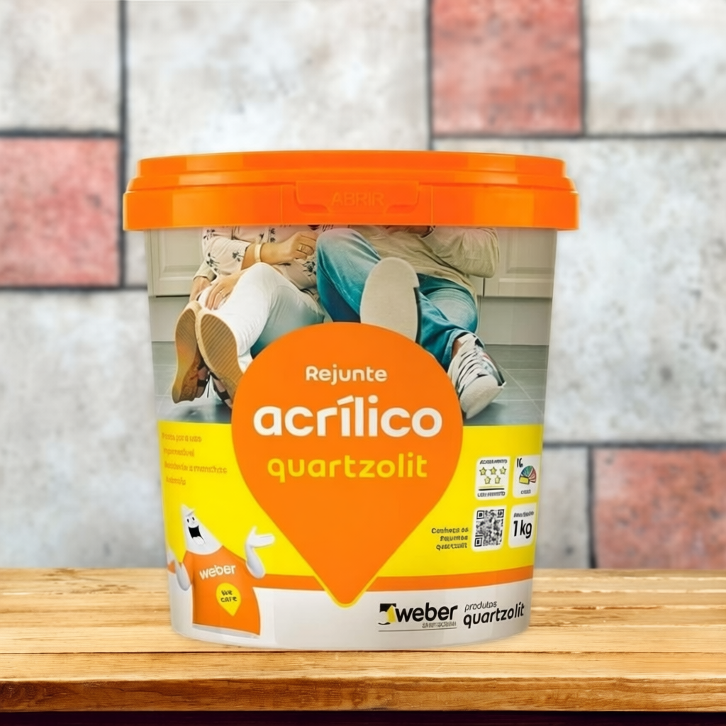 Rejunte Acrílico Branco 1kg - Quartzolit