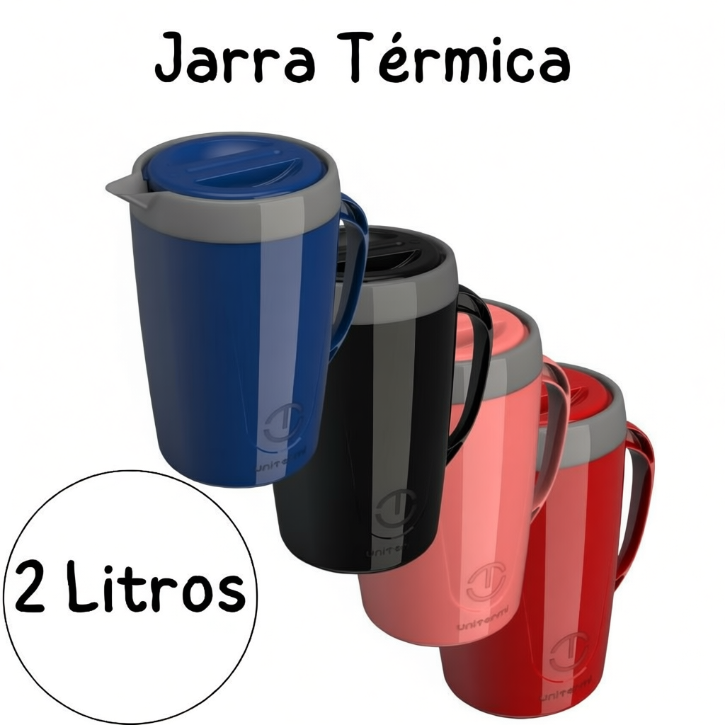 Garrafa Térmica Caribe Jarra 2l Chá Café Suco Água Tererê Un