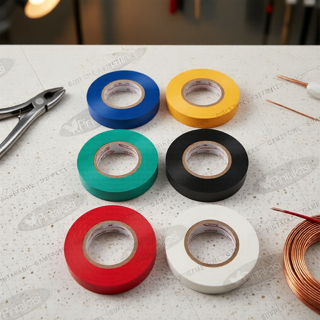 Fita Elétrica de PVC de Cores Sortidas 6 Rolos/Kit, Isolamento à Prova ...