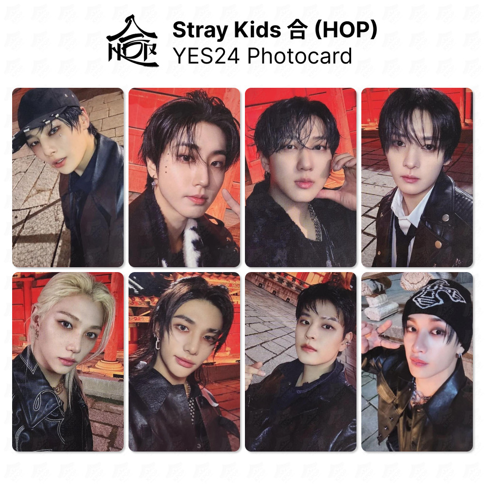 Stray Kids HOP YES24 Cartão Fotografico Oficial Em HAN CHANGBIN