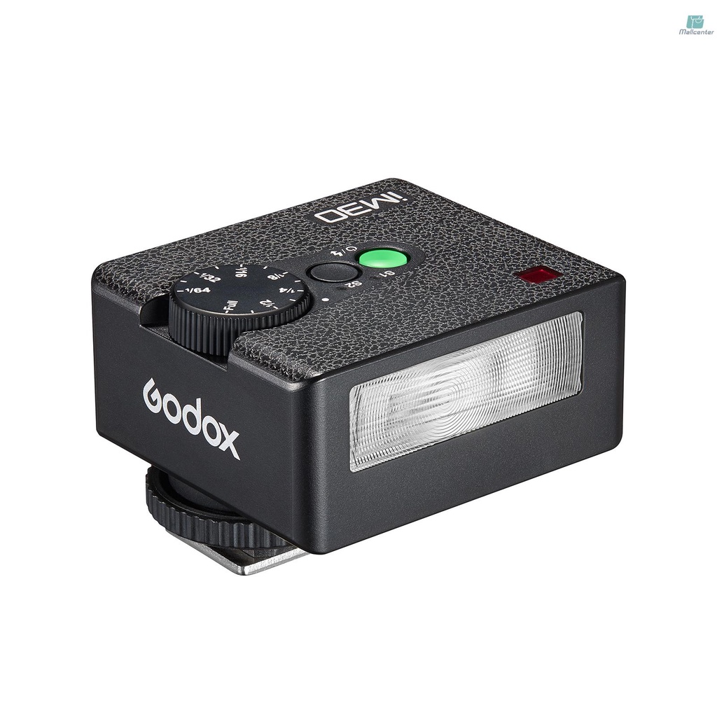 Godox Flash IM30 Mini Speedlite GN15 - 7 Niveaux Puissance Pour Sony ZV1 ZVE10 Canon Nikon Fuji - Compact Et Portable