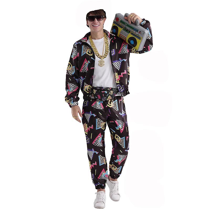 Roupa De Treino Masculina Dos Anos 80 E 90 , Fantasia De Hip Hop ...