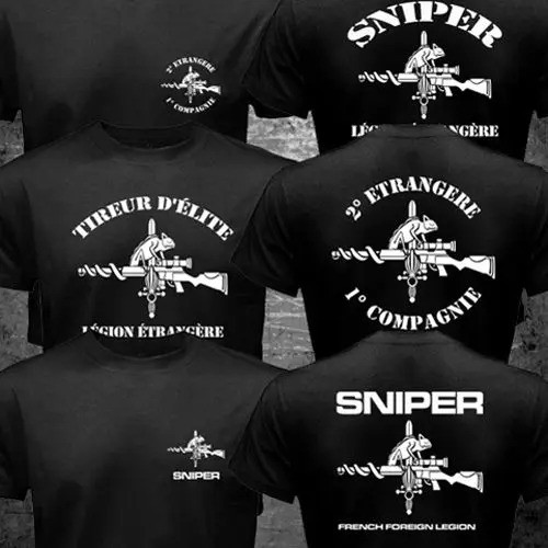 Camiseta De Algodão Masculina De Alta Qualidade Legião Estrangeira Francesa 2e Etrangere T Camisa Dois Lados Forças Espe