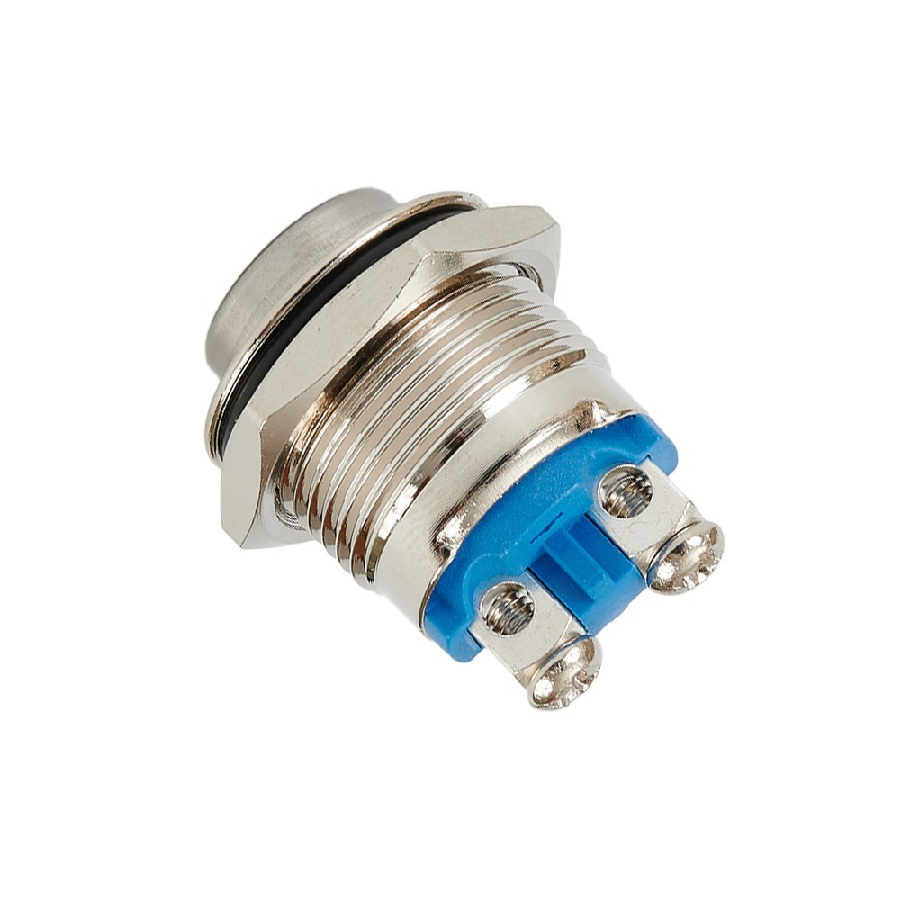 12V 16mm Metal À Prova D'água Botão Momentâneo On Off Switch Start ...