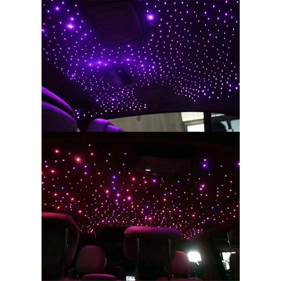 Kit De Luz Das Estrelas De Fibra Óptica 12V RGB Para Carro LED De Teto ...