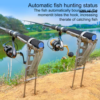 [REDS] Suporte Automático Para Vara De Pesca , Sensibilidade Ajustável Universal , Com Mola em Oferta na Shopee