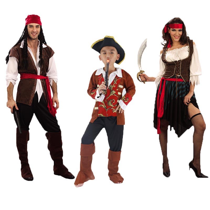 Trajes De Pirata Para Halloween Jack Sparrow Traje Piratas Do Caribe ...