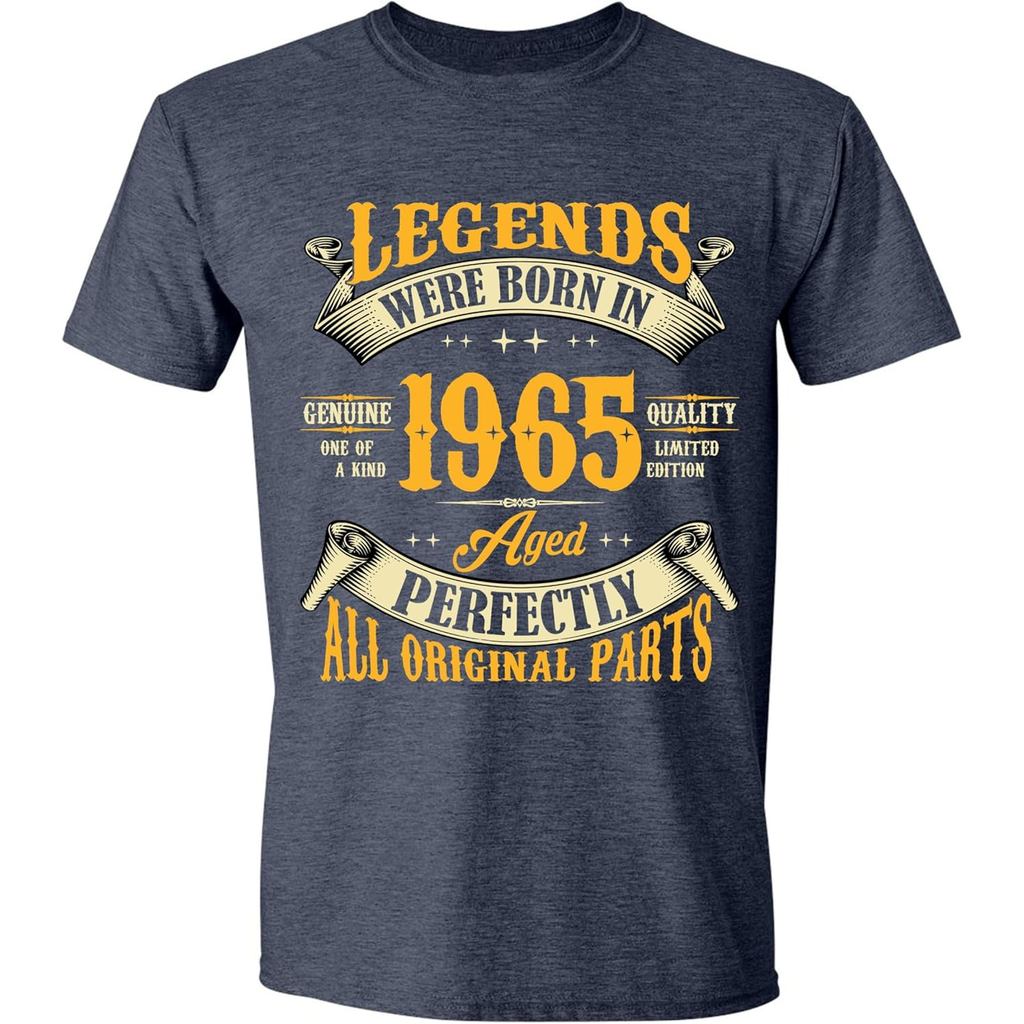 Camiseta Masculina De Algodão 60o Aniversário Para Homens , Lendas ...