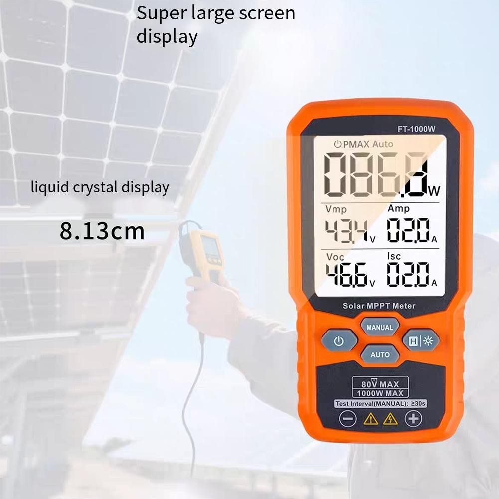 [FAIRLAND] FT-1000W MPPT Medidor Solar Multímetro Fotovoltaico Testador ...
