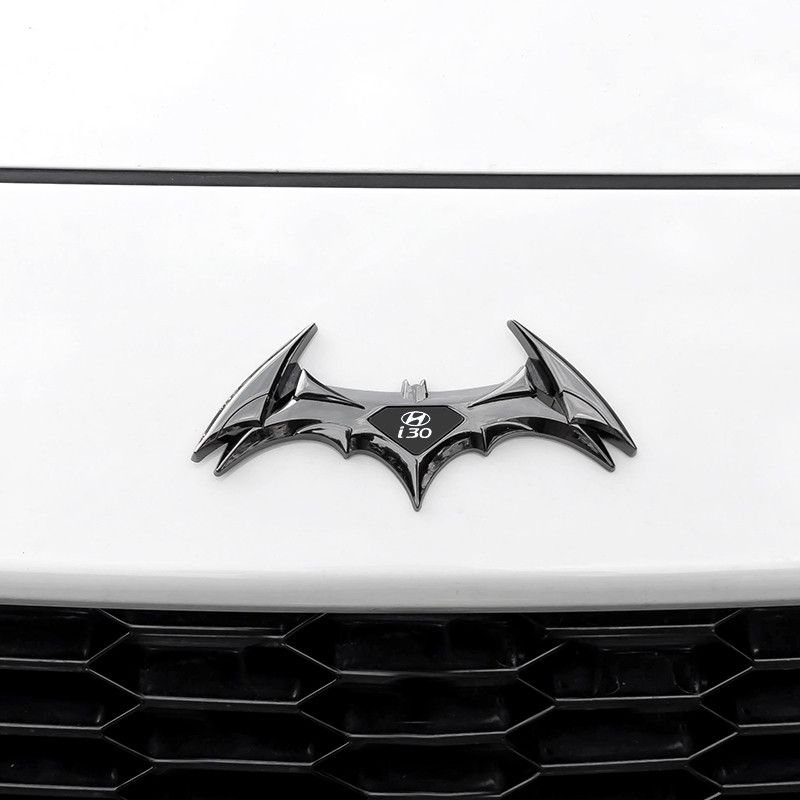 Para Hyundai I30 2010 A 2015 Batman Metal Emblema Do Carro Adesivos I30 2015 2010 2012 2011 2013 2014 Acessórios