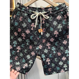 Bens europeus luz luxo High-End grande nome Casual Shorts masculino Street wear exterior wear 2025 verão novo estilo mas