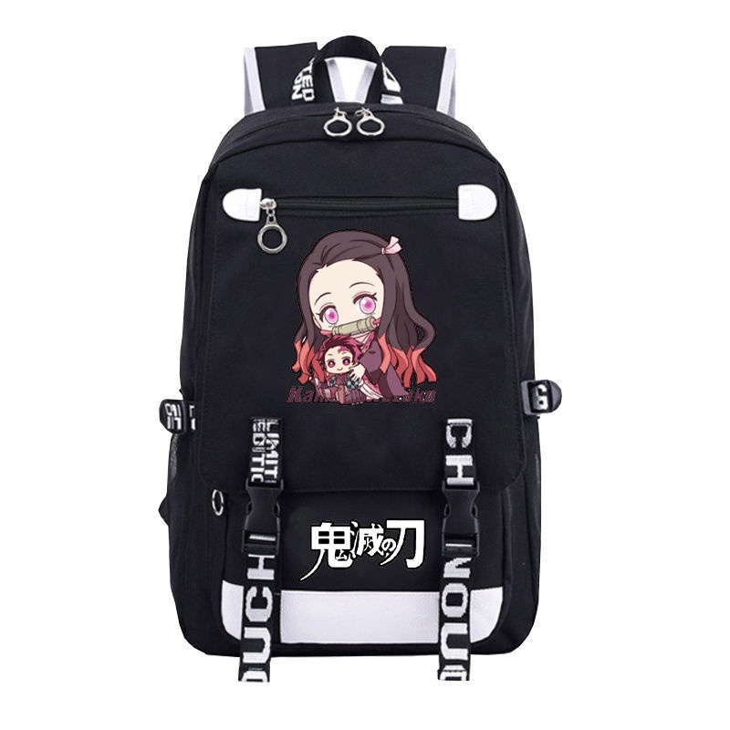 Demon Slayer Mochila Escolar Primário Estudantes Borboleta Ninja Pilar De Viagem Das Mulheres Dos Homens De Lazer Anime B
