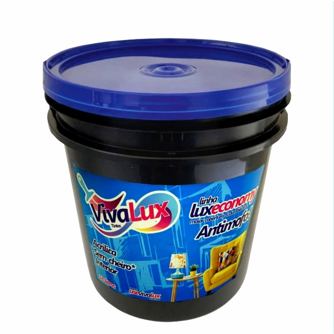 Tinta Acrílica Para Parede Econômica Alto Rendimento VivaLux 3,6L - Azul Turquesa