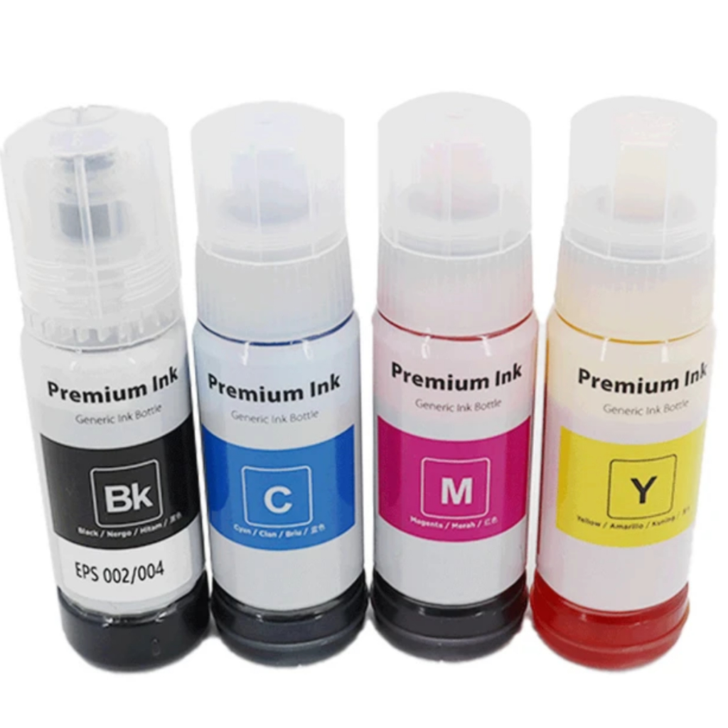 Kit Tinta Compatível L1250 L3250 L3210 L3150 L3110 L5290 L5190 Refil 544 T544