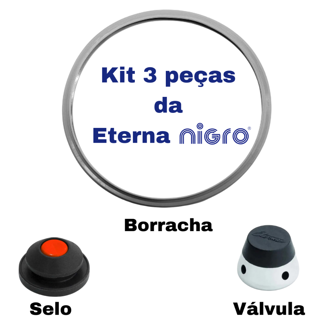 Borracha Eterna Nigro Peso E Válvula 3/4,5/6 Lts Original