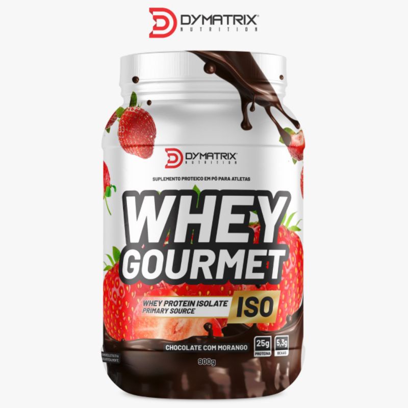 Whey Protein Gourmet Isolado Dymatrix Nutrition 900g