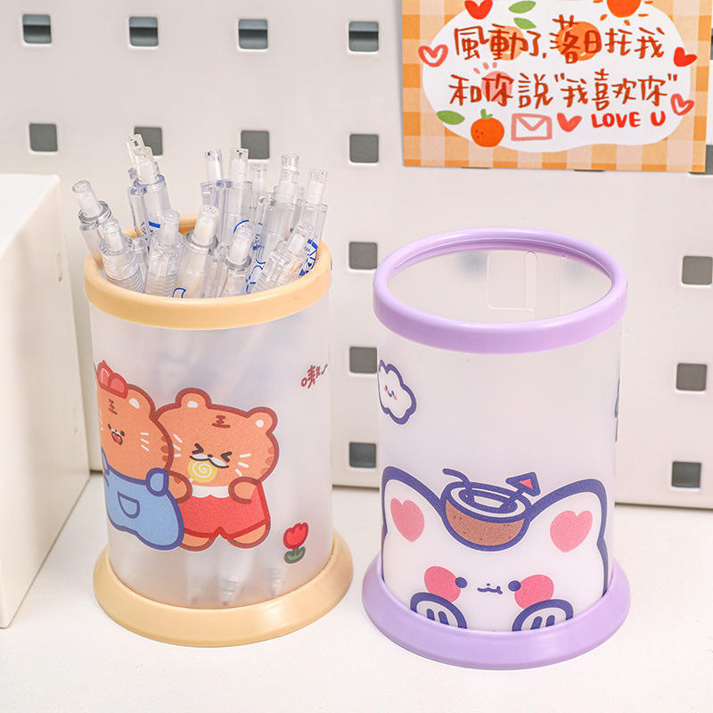 Criativo Porta-Caneta De Papelaria Para Estudantes