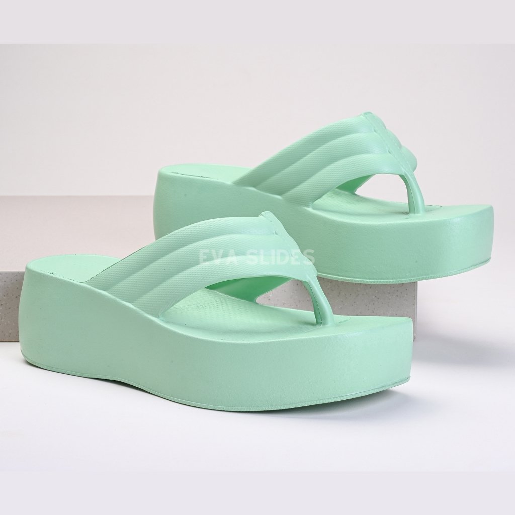 Chinelo Feminino Plataforma Salto Super Leve e Macio em EVA