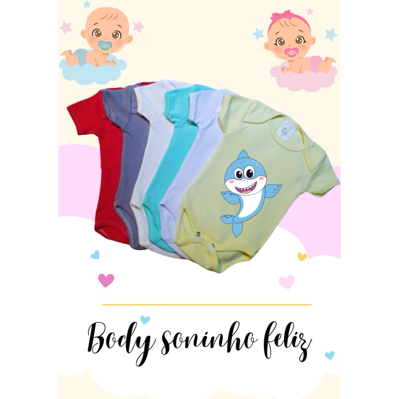 Kit Body bebe regata soninho 3 peças barato