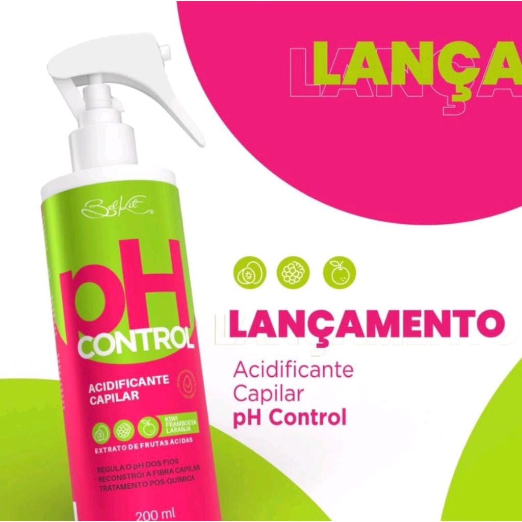 Spray Acidificante Capilar PH Control Belkit. Reestruturação capilar. 200ml