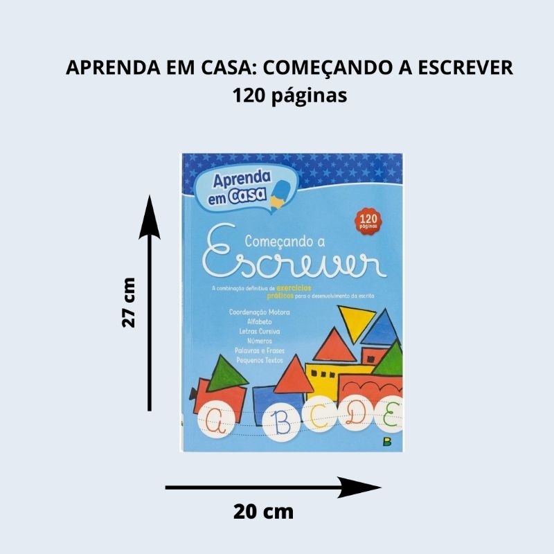 Kit com 3 livros Caminho da Alfabetização + Começando a escrever + 505 atividades