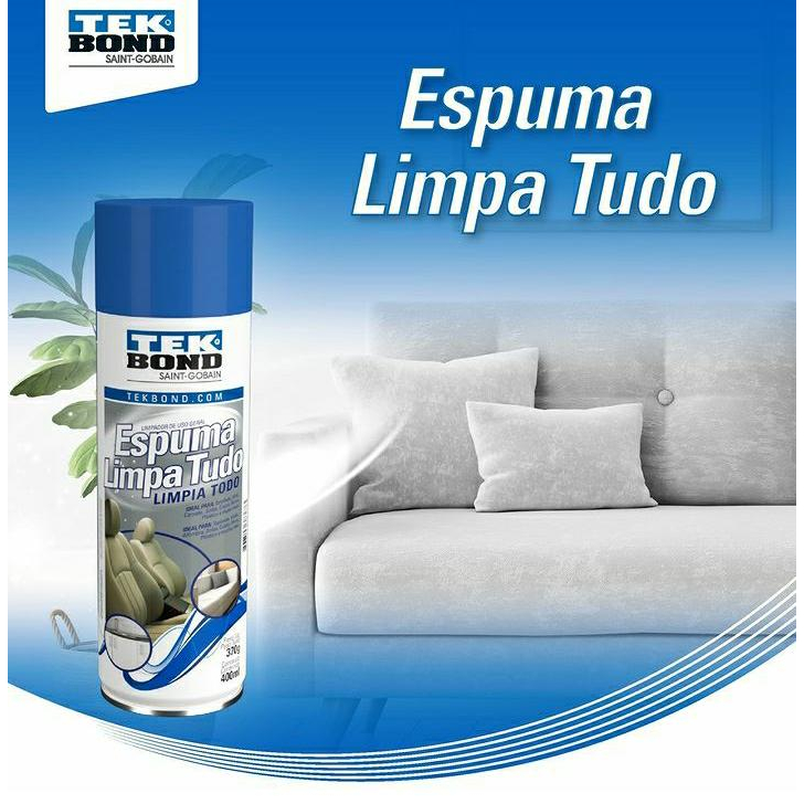 Espuma multiuso limpa tudo Tekbond 400ml uso geral