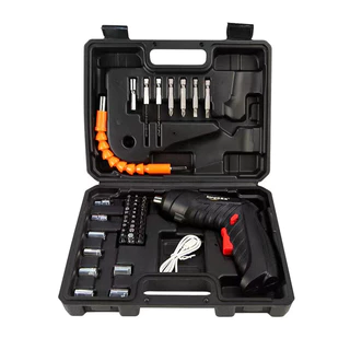 kit Parafusadeira/furadeira 48 pçs portátil carregador usb Leve forte desmontar e montar