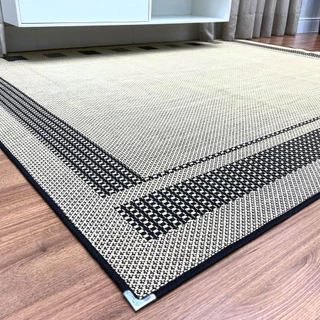 Tapete de Sisal 300x200 Sala Clinica Consultório Quarto Sem Pelo Antiderrapante