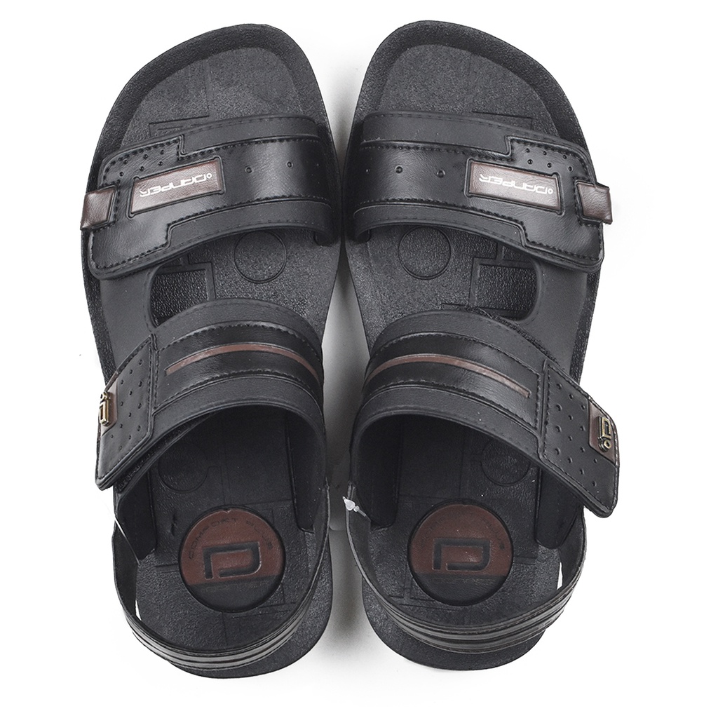 Chinelo Sandália Com tira Larga Confortavele Macio Para o Dia a Dia Danper Masculino Preto Original (6901)