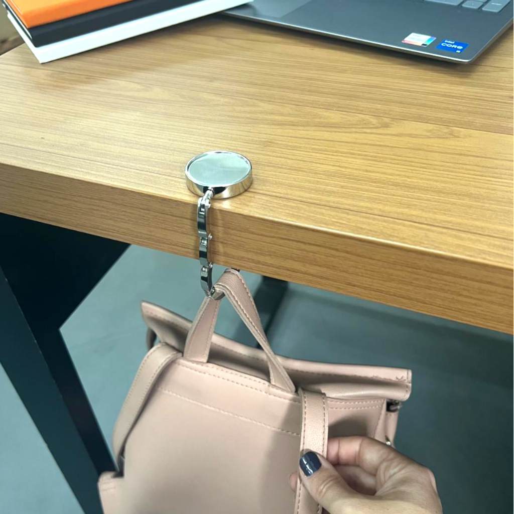 Suporte - Gancho - Porta Bolsa Dobrável Portátil De Mesa Pendurar Sacolas