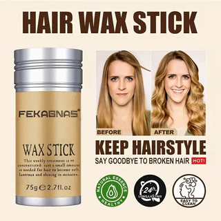Controle de borda em bastão de cera de cabelo de 1 peça e Spray de cabelo voador adequado para todos os penteados, não b