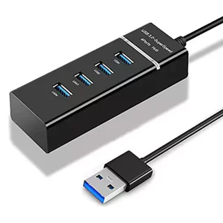 Hub USB 3.0 De Alta Velocidade 4 Portas Branco LED Indicador 5.0 Gbps Mini Para Laptop PC Escritório em Oferta na Shopee