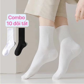 [Terno 10 pares + 2 grátis] masculino feminino gola alta, meia gola, algodão, meias respiráveis