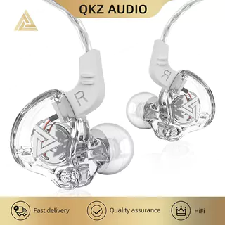 Qkz Ak6 Fones De Ouvido Intra-Auriculares Atualizados Para Monitor De Palco Dinâmico Retorno Com Microfone Baixo