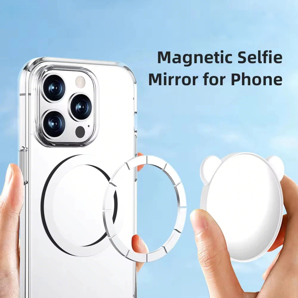 Espelho Magnético Universal HY para Selfies com o Celular - Espelho ...
