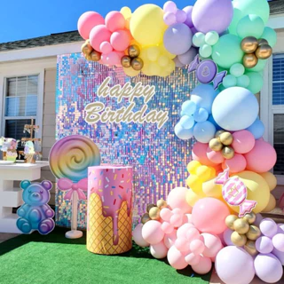 Kit De Arco De Guirlanda De Balão Multicolorido De Látex , Revelador De Gander , Casamento , Aniversário , Formatura , F