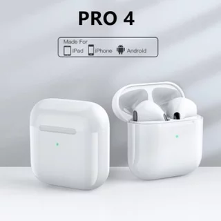 Pro 4 Fones De Ouvido TWS Sem Fio Bluetooth Mini Fone Esportes Baixo Alta Fidelidade Sons Estéreo Jogos Redução Ruído