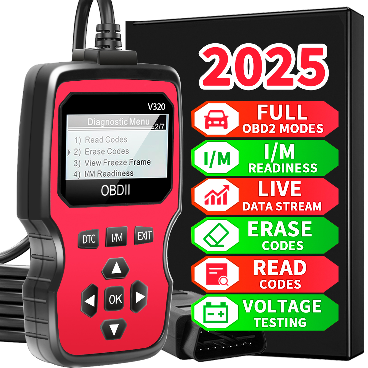 Scanner Obd2 Para Carros - Ferramenta De Diagnóstico Que Lê E Apaga ...