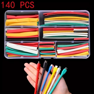 127/140/164/780pcs Kit De Sortimento De Tubos Termorretráteis , Material De Polietileno (PE) , Pacote De Variedades Para