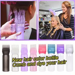 Garrafa De Óleo De Tintura De Cabelo 160ml Pp Ferramentas De Cabeleireiro 8 Cores Novas Beleza Espremer Tingimento Shamp em Oferta na Shopee