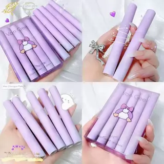 Conjunto De Batom Fosco De Longa Duração 5 Unidades/Caixa Copo Antiaderente À Prova D'água Esmalte Labial Maquiagem Cosm em Oferta na Shopee