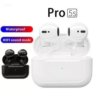 Mini Pro5s TWS Fones De Ouvido Bluetooth Hi-Fi Estéreo À Prova Dwaterproof Água Esportes Toque ENC Redução Ruído em Oferta na Shopee