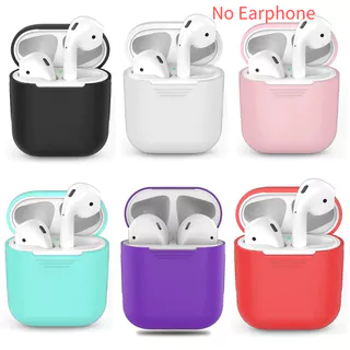 Capa Para AirPods 1/2 Fone De Ouvido À Prova De Choque TPU Silicone Protetor Macio Fones Bluetooth i12 (Sem) em Oferta na Shopee