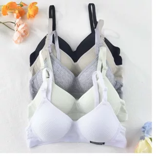 Bralette Push-Up Sem Costura-Conforto Fio Para Bustos Pequenos | Elevador Fino E Sexy em Oferta na Shopee