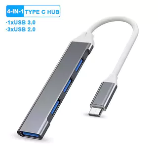 Tipo C HUB Porta USB 4 Em 1 Adaptador Multidivisor OTG De Alta Velocidade De 4 Portas Para Macbook Pro PC Laptop