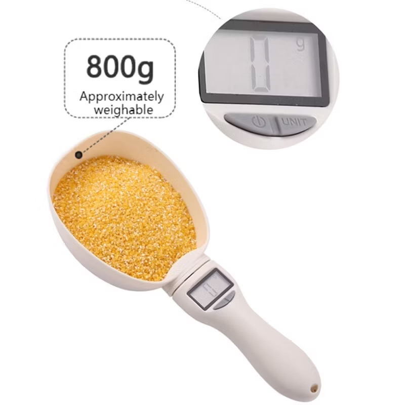 Imagem do produto Colher Medidora De Alimentos Para Animais De Estimação Balança Digital De Cozinha Display LCD Cães E Gatos Controle De P 4